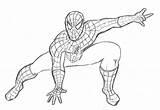 Spiderman Coloring Pages Avengers Easy Hombre Para Coloriage Printable Ultimate Drawing Araña Colorear Del Dibujos Colouring Online Pintar Sandman Print sketch template