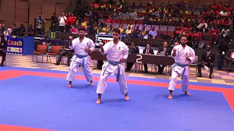 Egyptian Team Kata Vs Algerian Team Kata At African Karate