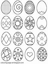 Easter Egg Coloring Eggs Drawing Printable Colouring Pages Designs Drawings Kids Multiple Sheet Patterns Symbol Line Colour Hatching Abstract Carton sketch template