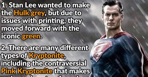 42 Lesser Known Facts About Superheroes