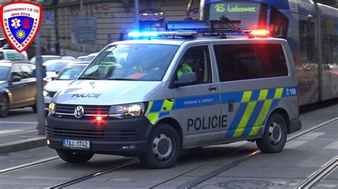 police vans responding prague youtube
