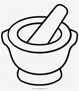 Mortar Pestle sketch template