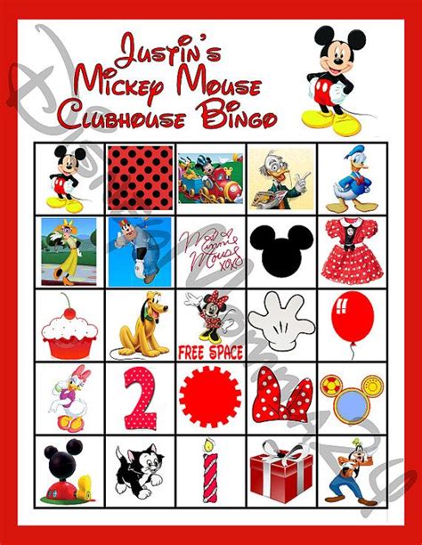 disney mickey mouse clubhouse birthday bingo  disneymomma
