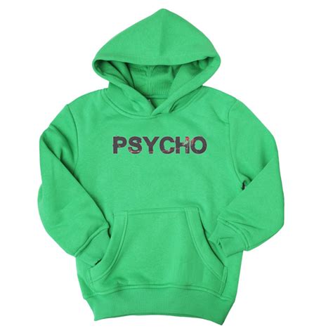 psycho green light hoodie