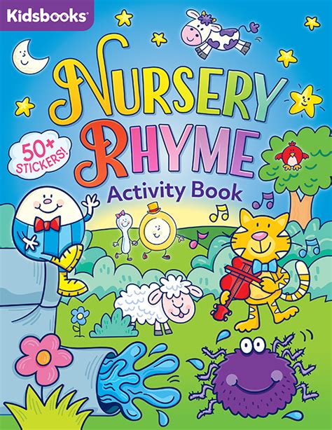 nursery rhyme activity book kidsbooks publishing