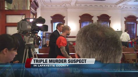 triple murder suspect in court youtube