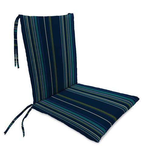 sunbrella classic rocking chair cushions with ties seat 21 front 17