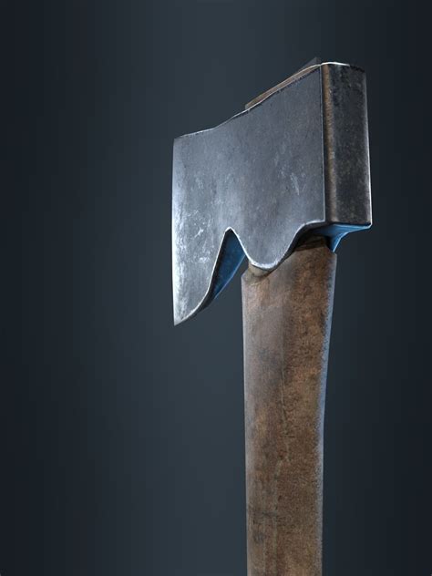 3d asset axe gamedev ready cgtrader