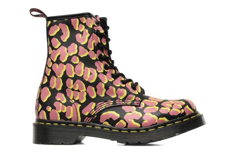 dr martens   leopard ankle boots  multicolor  sarenzacouk