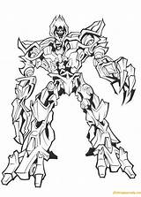 Megatron Coloring Transformers Pages Evil Para Colorear Transformer Voltron Colouring Kids Color Printable Dibujos Master Pintar Robot Drawing Ironhide Imprimir sketch template
