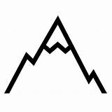 Mountain Vector Icon Transparent Clipart Webstockreview sketch template