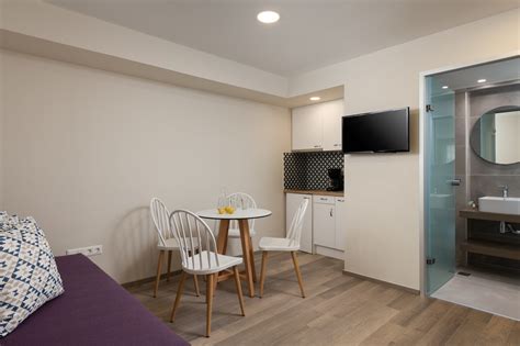 bedroom apartment bio suites hotel  rethymnon crete