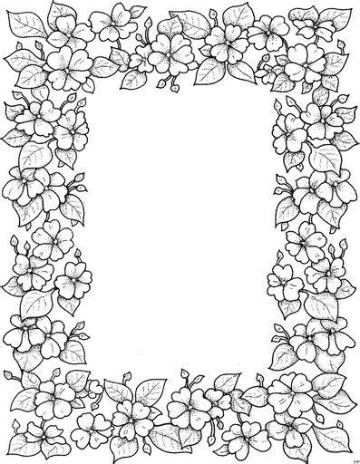coloring page borders daisies rosaqiluna