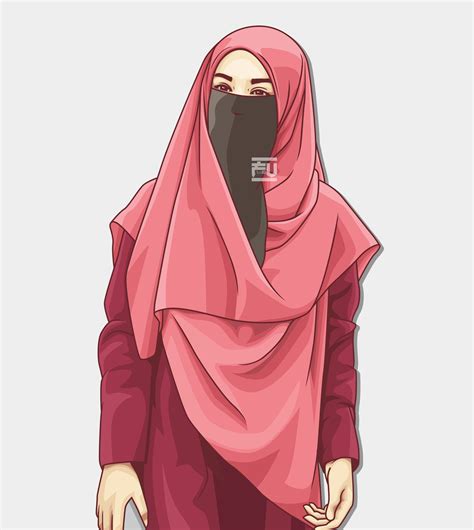 Wallpaper Niqab Art Jilbab Gallery