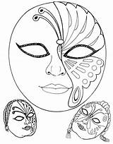 Para Carnaval Colorir Mask Drawing Pintar Painting Template Choose Board Mascara Masks Carnival sketch template