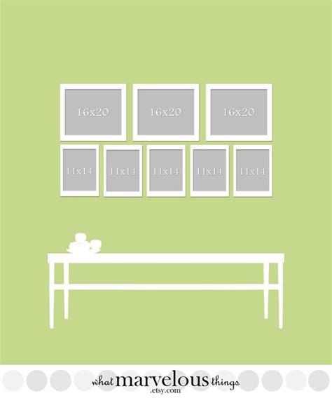 wall display template  pack etsy organisation des