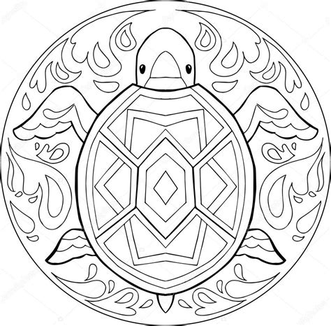 coloring pages turtle mandala zentangle turtle coloring page