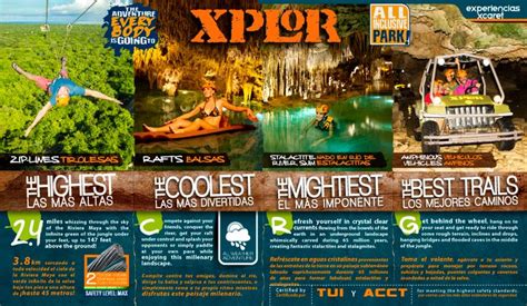 xplor fuego adventure park brochure riviera maya adventure park mexico travel xcaret