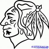 Chicago Blackhawks Logo Drawing Coloring Pages Hawk Tattoo Step Draw Easy Kids Hockey Drawings Stencil Logos Clipartmag Choose Board Dragoart sketch template