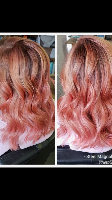 Peach Rose Gold Hair Peach Hair Rose Gold Hair Hair