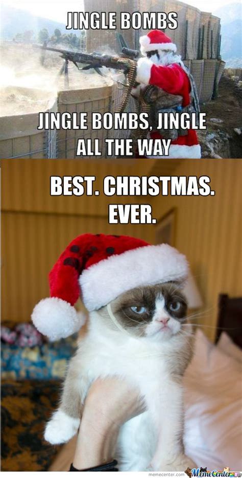 Grumpy Cat With Captions Christmas