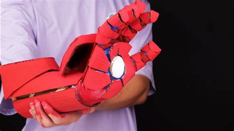 iron man gloves  avengers  cardboard youtube
