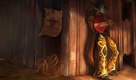 high noon twisted fate skin  league  legends wallpapers
