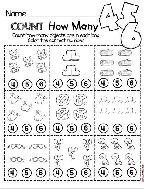 printable common core math worksheets  kindergarten printable