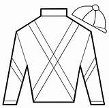 Coloring Derby Kentucky Pages Jockey Melbourne Kids Racing Horse Cup Printable Silks Crafts Party Jersey Silk Craft Race Printables Color sketch template