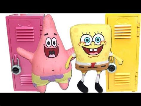 spongebob squarepants diy custom   school locker organization  spongebob  patrick