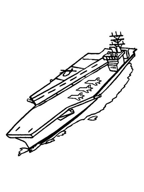 aircraft carrier coloring page  printable aircraft carrier