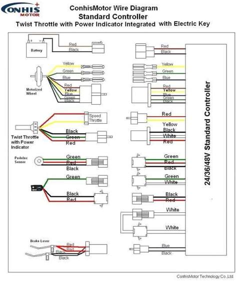 electric bicycle controller wiring diagram wiring diagram