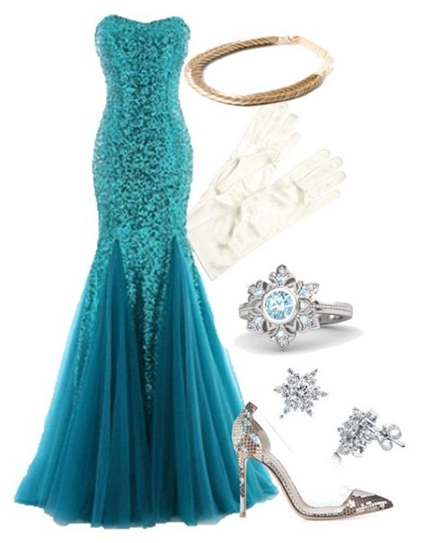elsa inspired prom dress accessories clothes design prom dresses