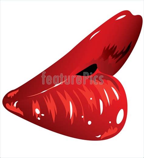 Illustration Of Sexy Lips Eps