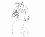 Carmen Sandiego Coloring Printable Sketchite Character Credit Larger sketch template
