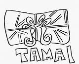 Tamales Tradiciones Hanal Pixan Tamal Anahí sketch template