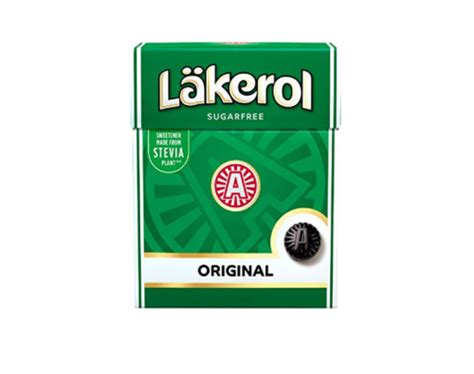 Läkerol Lakerol Original Sugar Free 25g 0 85 Oz Made In Sweden