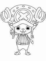 Chopper Coloring Pages Printable Happy sketch template