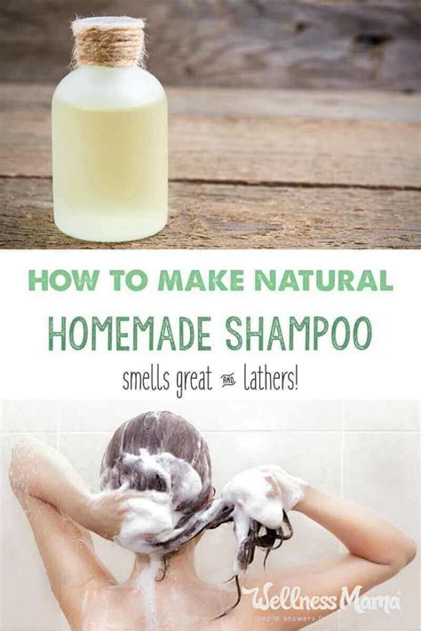 How To Make Homemade Shampoo Wellness Mama