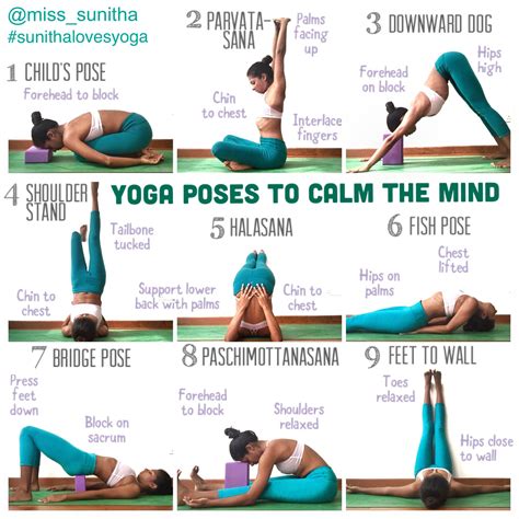 yoga poses  calm  mind atmisssunitha sunithalovesyoga yoga