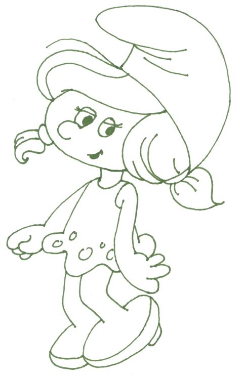 smurfette coloring pages kids coloring pages