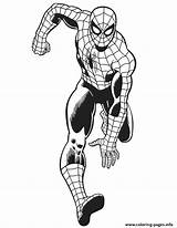 Coloring Spiderman Marvel Spider Man Comics Amazing Pages Colouring Kids Avengers Printable Drawing Print Book Color Info Comments Getdrawings Searches sketch template