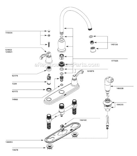 moen kitchen faucet handle repair kit    kitchen