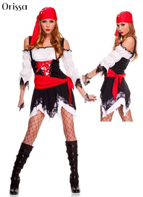halloween party pirate costume night cosplay costume film vixen role