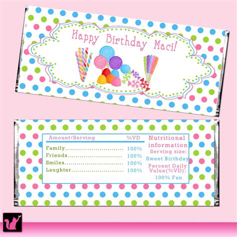 peintable candy wrappers  candy wrapper printable check