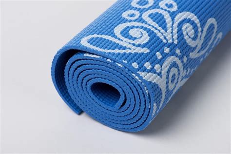 yogamat blauw stevige fitnessmat marrakech thuisfitnessxl