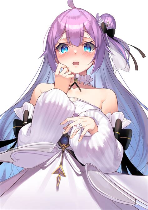 safebooru 1girl absurdres ahoge azur lane bangs bare shoulders blue