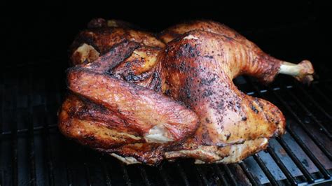 smoked spatchcock turkey on a pellet grill armadillo pepper