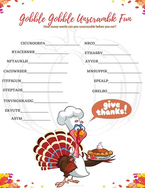 thanksgiving printables  kids mommy snippets
