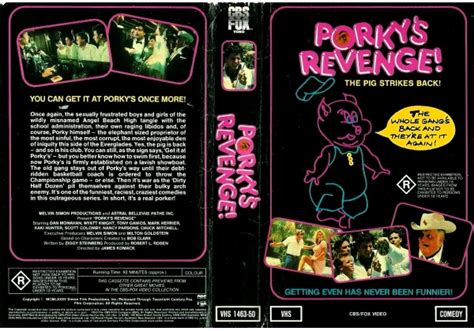 porky s revenge 1985 on cbs fox australia betamax vhs videotape